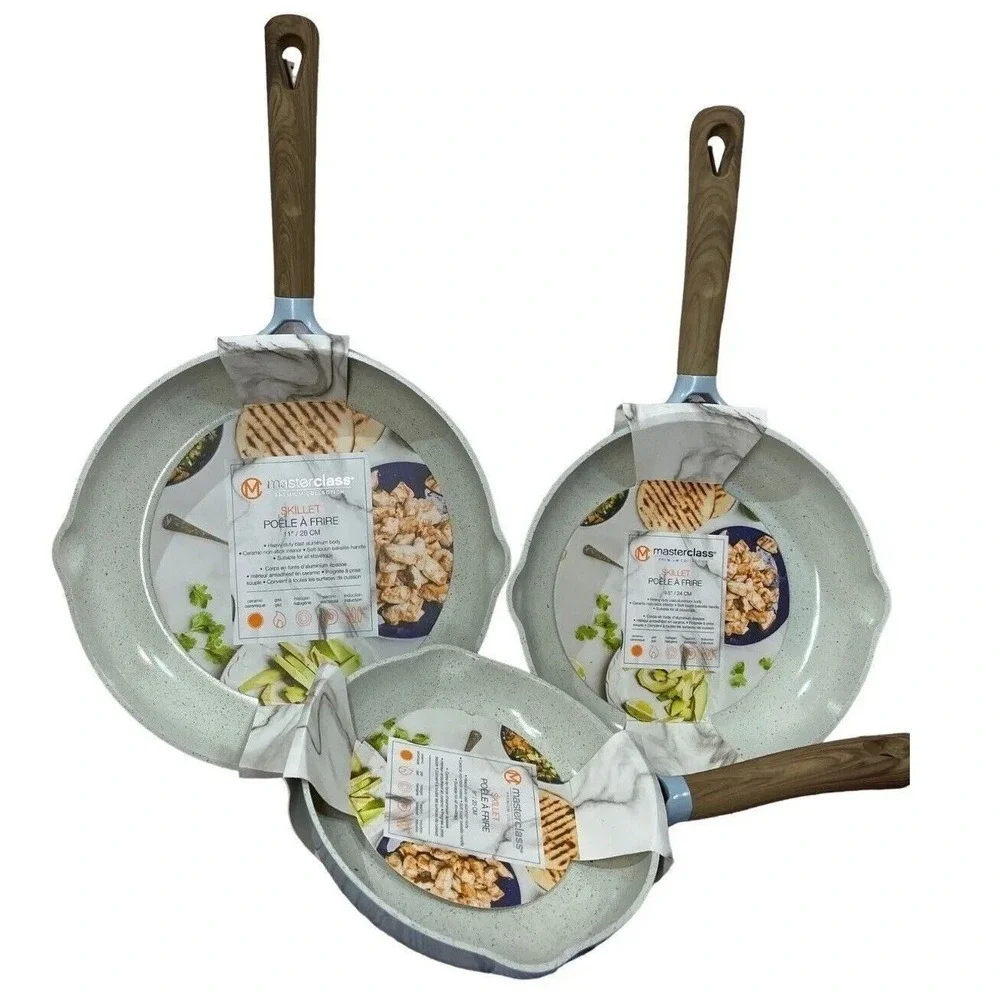 Master‎ Class Skillet's Blue Ombre Non-Stick Premium Handles 8